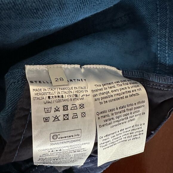 Stella McCartney mid rise skinny jeans size 28, NWT - Picture 10 of 15